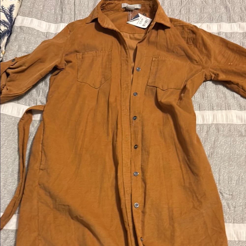 Lucky Brand Copper Shirt Dress